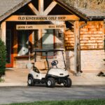 Golf shop with cart
